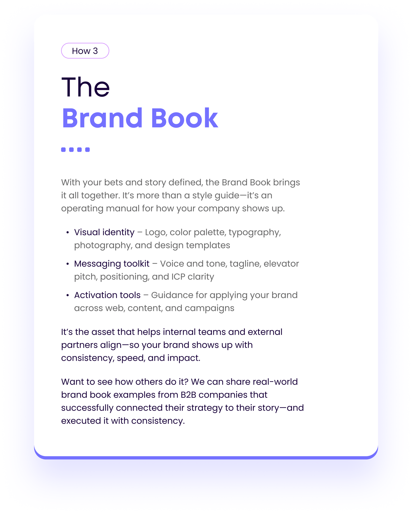 outcome Marketing - the brand book
